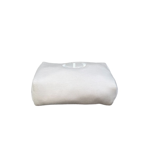 Dior Cosmetic Bag Christian Dior Logo CD Light Pink Small Travel Storage Pouch - Picture 4 of 9